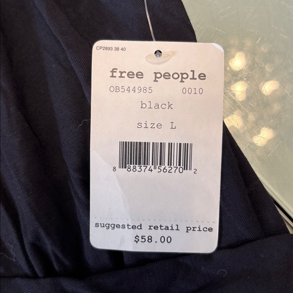 Free People new with tags top black large - Picture 3 of 4
